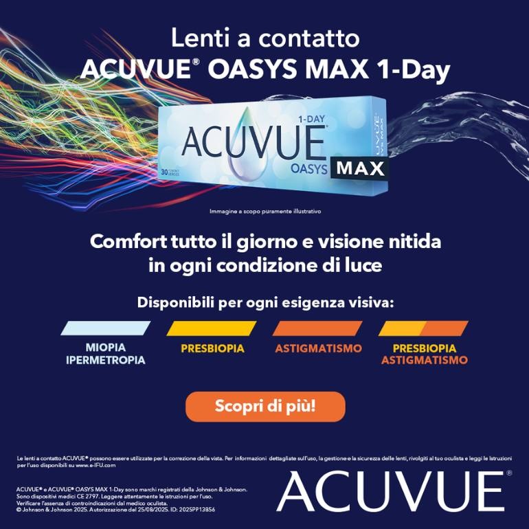 Lenti a contatto ACUVUE® OASYS MAX 1